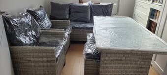 Meble ogrodowe - zestaw technorattan NOWE