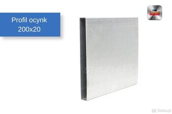 Profil stalowy ocynkowany 200x20