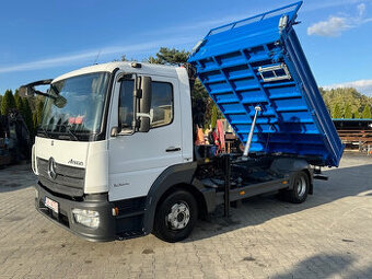 Mercedes Atego 1024 kipper Kran HMF 635