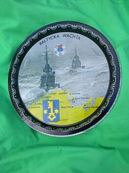 „Bałtycka Wachta” , pamiątkowy talerz z motywem Marynarki Wo - 1