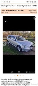 Skoda Octavia combi DSG7 automat
