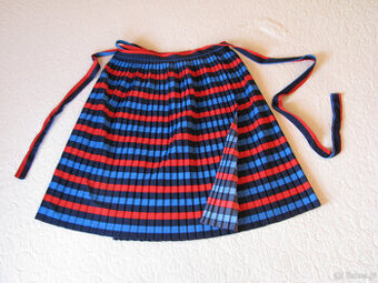 Spódnica plisowana wiązana jak fartuszek uniwersalny rozmiar