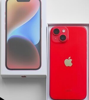 iPhone 14 Red BATERIA 100% TOP