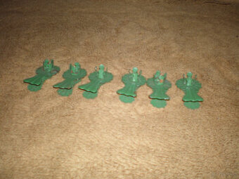 Sprzedam klipsy na świeczki na choinkę, w kolorze zielonym z