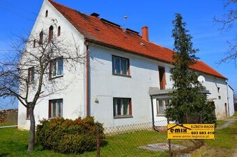 Dom w Niedaszowie k. Jawora, dwa garaże, działka 2692m2