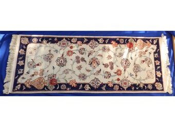 Dywan perski Nain jedwabny tkany ręcznie 174x62 cm