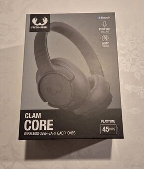 Bezprzewodowe słuchawki nauszne Clam Core Storm Grey