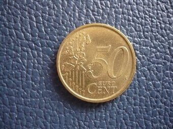 Moneta 50 Eurocent. Miguel Cervantes z 1999 roku. Stan BDB. - 1