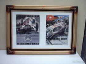Plakaty, obrazy kolekcjonerskie Mercedes-Benz 1939 Herman L