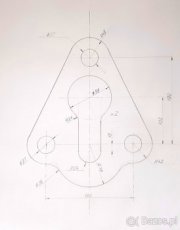 Rysunek techniczny 2D złożeniowy, aksonometryczny i CAD - 1