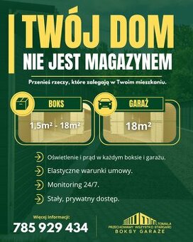 Garaż Boks magazynowy Hale Wynajem Stargard  Self storage