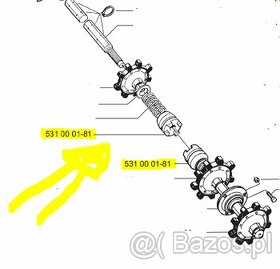 ŻELAZNY KOŃ Husqvarna, Johnsered itp. Kamienie do wbijania