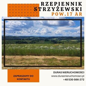 Rzepiennik Strzyżewski działka budowlana 17 ar - 1