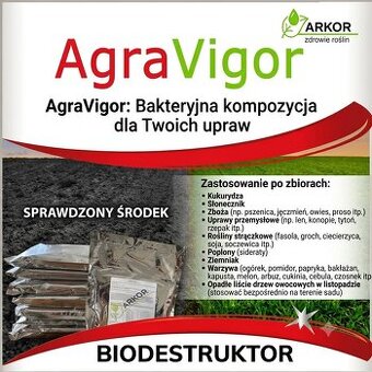 AGRAVIGOR SUCHY – preparat mikrobiologiczny do przyspieszone