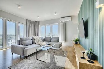 Dwupokojowe mieszkanie na parkingu Manufaktury