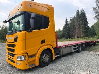Samochód Ciężarowy Scania 500R + Przyczepa zagłębiana do tra