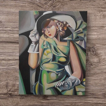 Sprzedam obraz - Tamara Łempicka Kobieta w kapeluszu