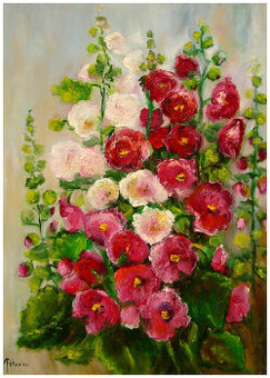 Malwy obraz olejny 50cm-70cm