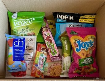 PACZKA słodycze przekąski VEGAN dieta WEGAŃSKA
