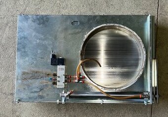 Zasuwa elektro-pneumatyczna, ocynkowana