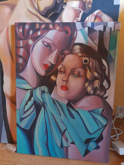 Dziewcyzny - obraz- Tamara Łempicka - 50 na 70 cm