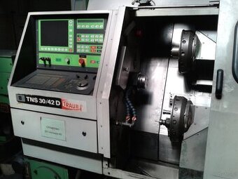 Tokarka CNC TRAUB TNS 30/42D z Podajnikiem