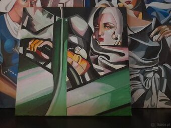 Sprzedam obraz Tamara Łempicka- w bugatti