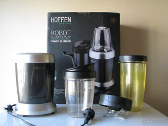 Mocny robot blendujący Hoffen, stołowy blender kielichowy