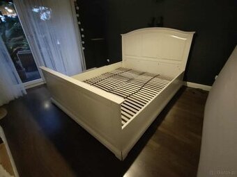 Sypialnia Łóżko + 2 szafki nocne IKEA