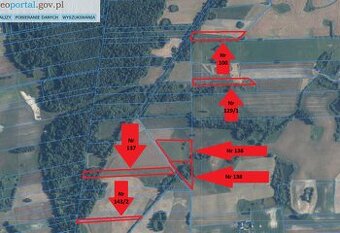 Sprzedam 6 działek rolnych, pow. 3,39 ha Garbatówka Kol.