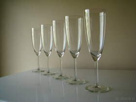 Krystaliczne lampki - kieliszki na wino, szampanówki 5 szt - 1