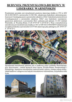 SYNDYK sprzeda budynek przemysłowo-biurowym w Lidzbarku Warm