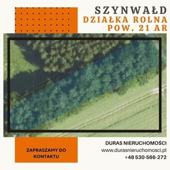 Szynwałd 21 ar działka