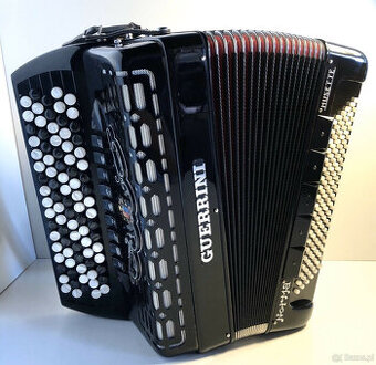 Guerrini Norma Musette B System (Griff) Czarny akordeon Akko