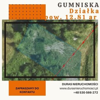 Gumniska Działka Budowlana 12,81ar