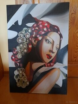 Sprzedam obraz Tamara Łempicka- Kobieta z winogronami