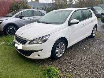 Peugeot 308 1.2 i 81kw, r.11/2015, klimatyzacja, uszkodzony
