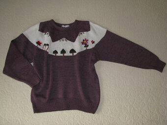 Stylowy, zimowy sweterek damski, rozm. L