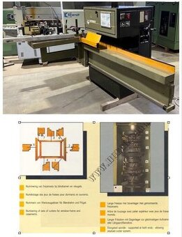 Czopiarka Vertongen L01 automat z z kompletem 7 głowic