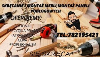 Skręcanie I montaż Mebli. Montaż Paneli podłogowych