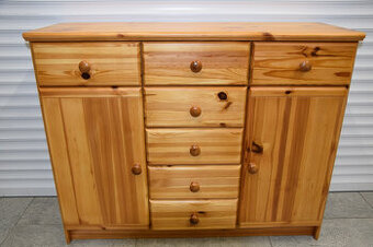 komoda z drewna sosnowego - jak nowa