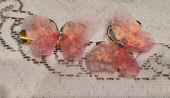 Spinki do włosów MOTYLKI 2szt