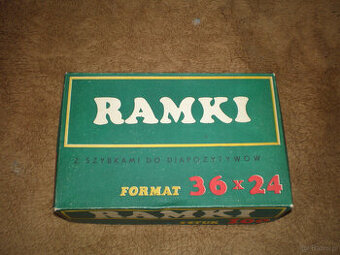 Ramki - 100 sztuk nowych, nieużywanych ramek na slajdy w for