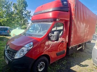 RENAULT MASTER 2.3D 125KW VANÍK S PLACHTOU 10PALET MOTOR K.O