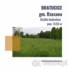BRATUCICE działka budowlana 14,50 ar