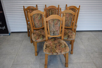 krzesła dębowe 6 sztuk - super stan