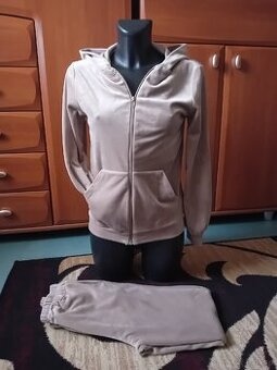 Dres welurowy dwuczęściowy