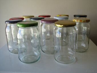 Słoiki, słoiczki z nakrętkami - na przetwory domowe
