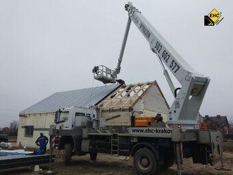 Wynajem żurawi samojezdnych do 50 ton i podnośników do 70 m