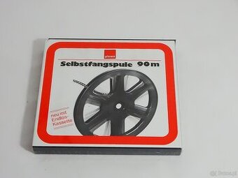 Rolka filmowa szpula z kasetą na film 8 mm lub Super 8 90 m